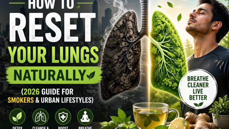 How to Reset Your Lungs Naturally (2026 Guide for Smokers & Urban Lifestyles)