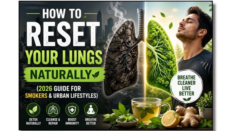 How to Reset Your Lungs Naturally (2026 Guide for Smokers & Urban Lifestyles)