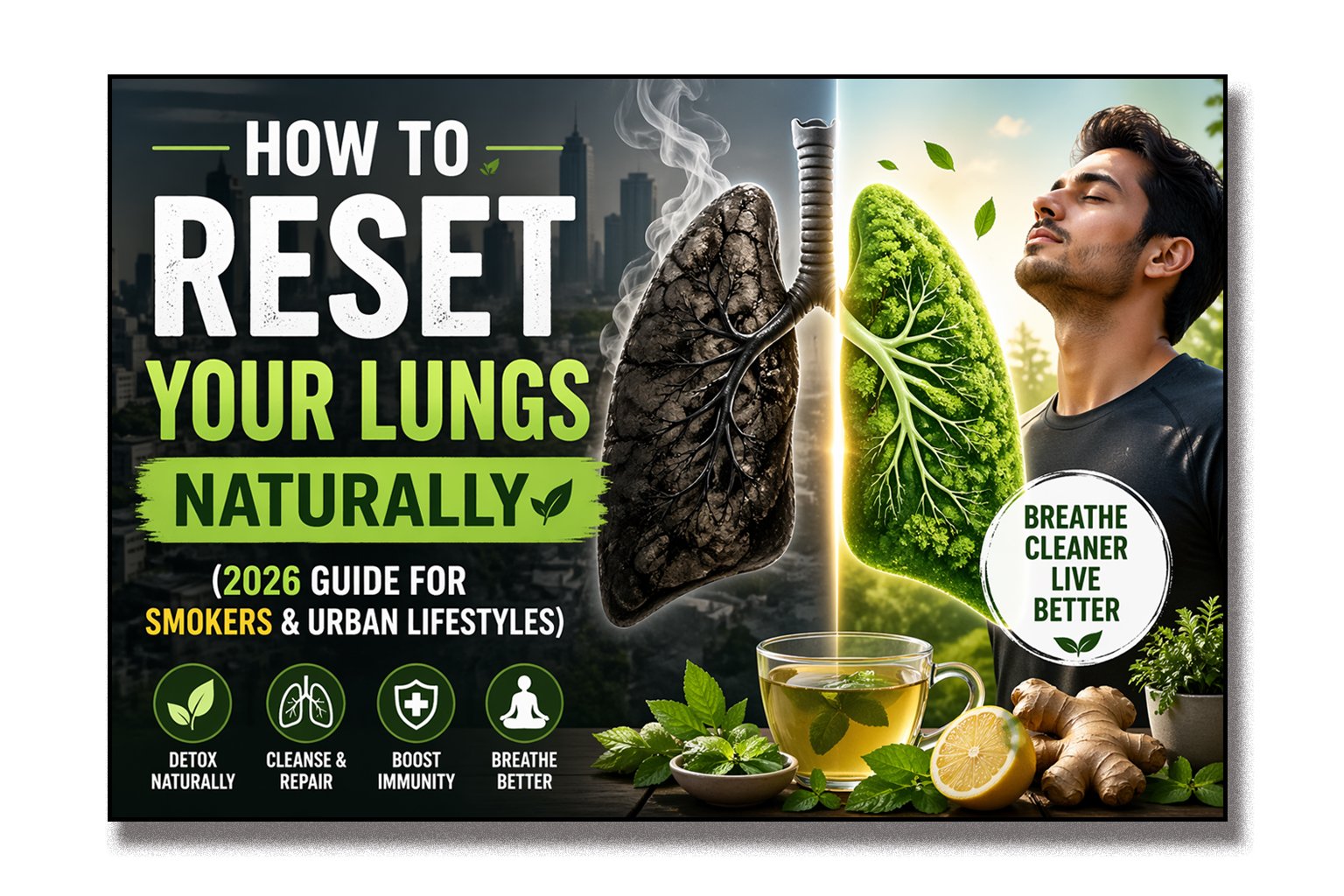 How to Reset Your Lungs Naturally (2026 Guide for Smokers & Urban Lifestyles)